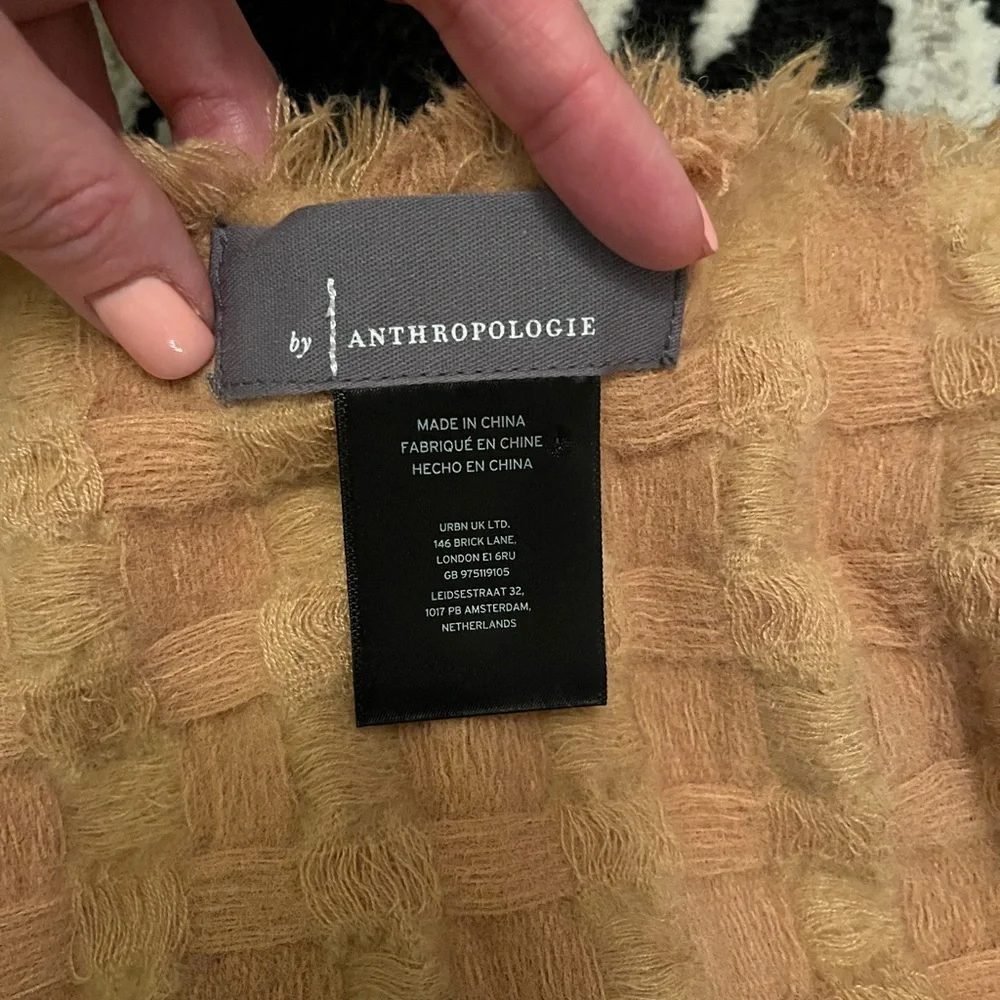 Anthropologie Textured Scarf NWOT